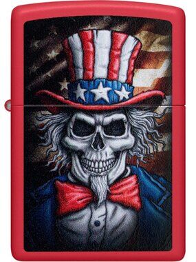 Grateful Dead Uncle Sam Skull Zippo ~ Fourth Of July ~ Brand New!